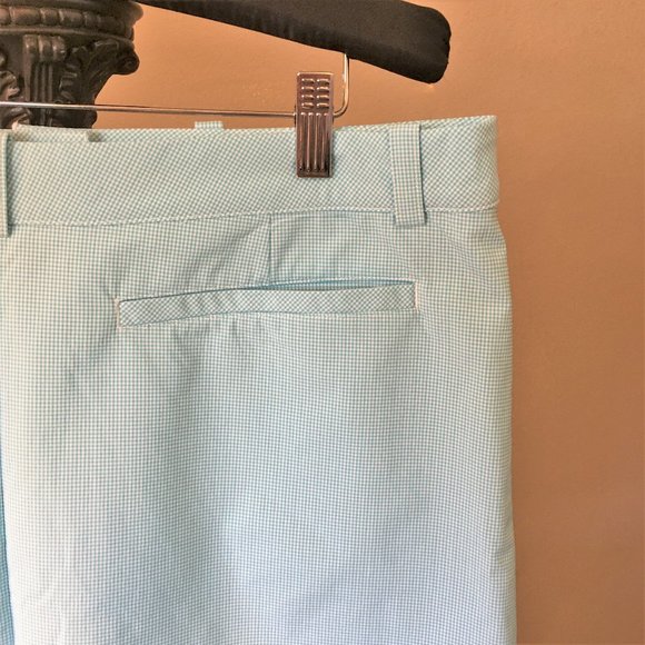 MAGGIE LANE Blue/White Mini Check Golf Skort - Picture 6 of 12